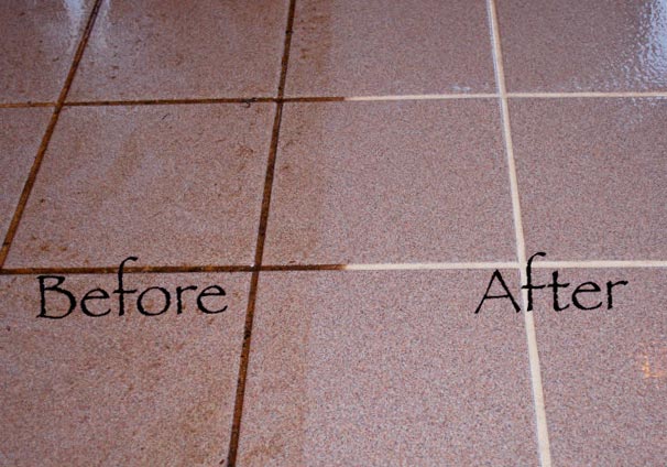 how to clean mildew from shower grout