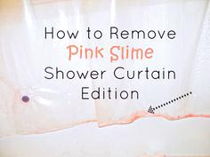 how to clean pink mold from shower